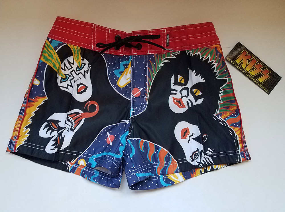 KISS Rock buy And Roll Over Dragonfly Shorts