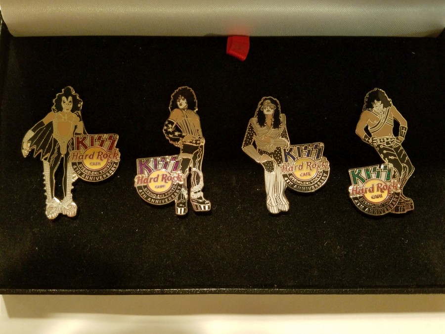 KISS Hard Rock Uyeno-Eki Tokyo 4th Anniversary Pin Set – KISS Addiction