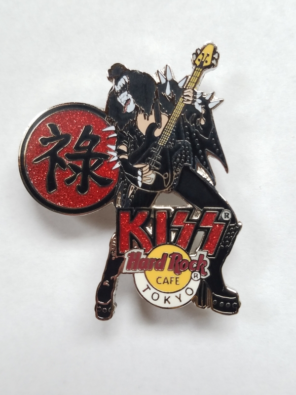 KISS Hard Rock Cafe Tokyo Gene Simmons Pin Limited Edition #d to