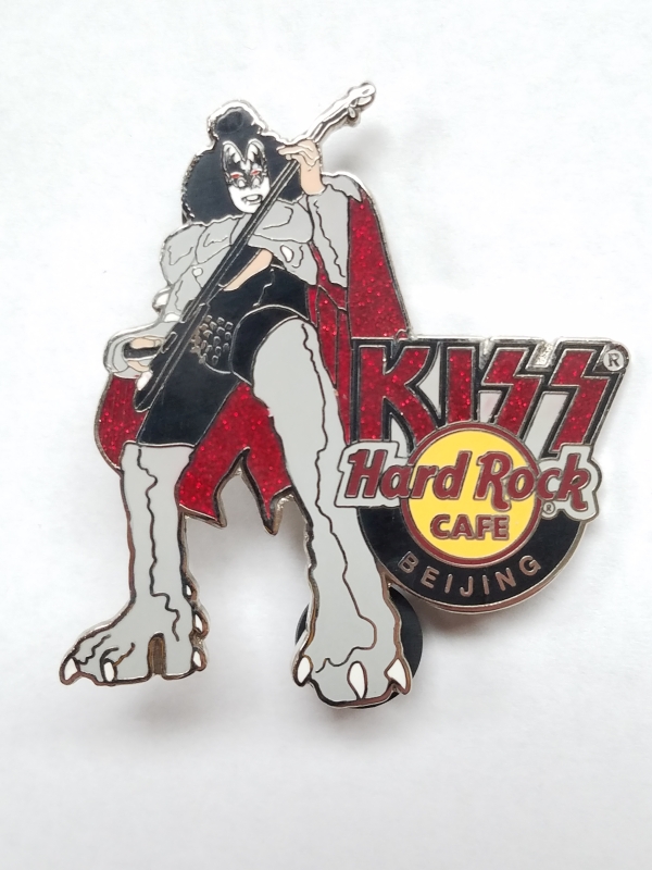 KISS Hard Rock Cafe Beijing China Gene Simmons Pin Limited