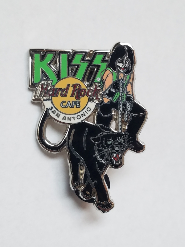 大人の上質  San Cafe Rock Hard KISS Antonio Limited Pin Criss Peter ミュージシャン
