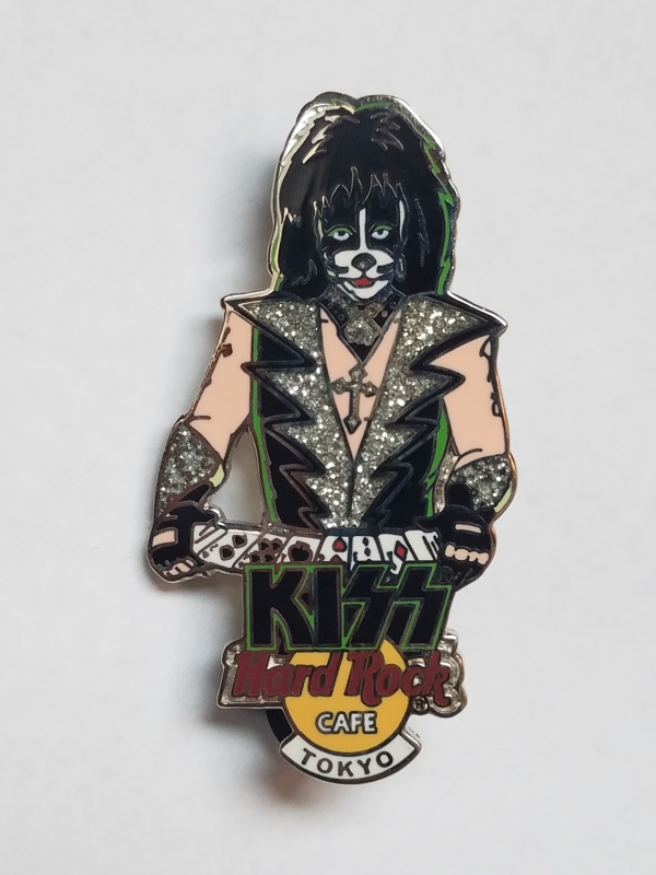 KISS Hard Rock Cafe Suave Pin Peter Criss Ltd 200 