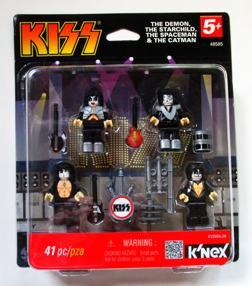 K'NEX Kiss Minifig Figure Set 48585 Demon Starchild Spaceman Catman 41pc for sale online 