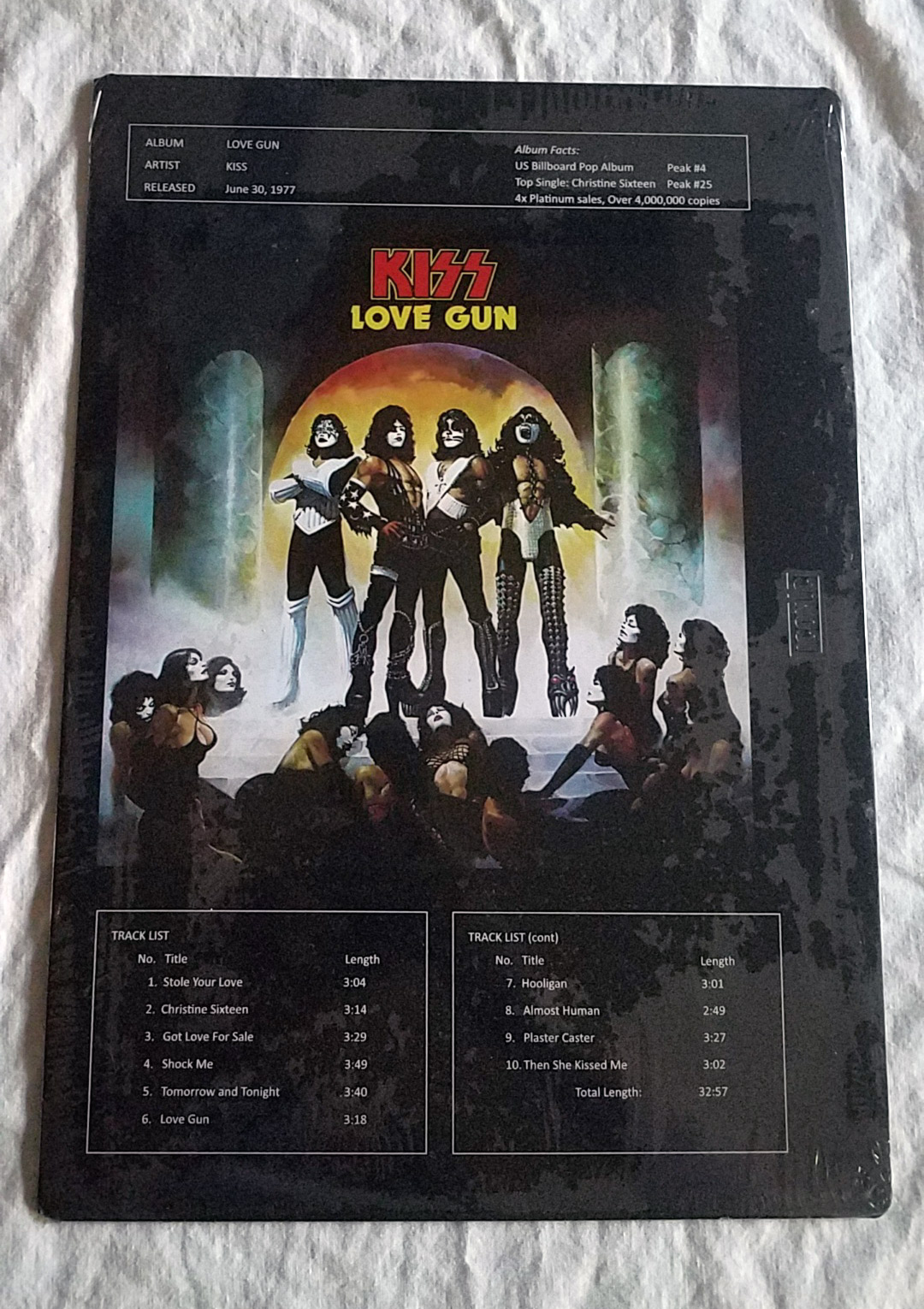 KISS LOVE GUN サイン入り KISS LOVE GUN サイン入り