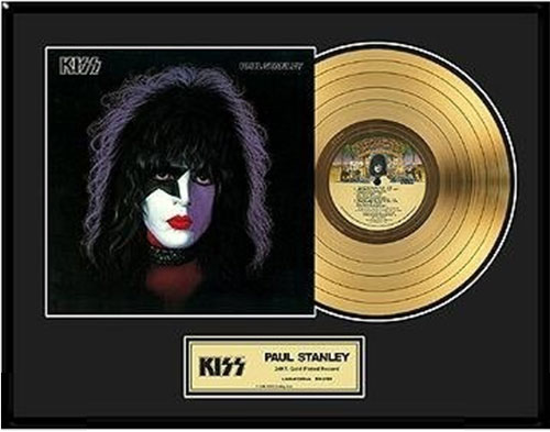 Official KISS Paul Stanley 1978 Solo Gold LP Album – KISS