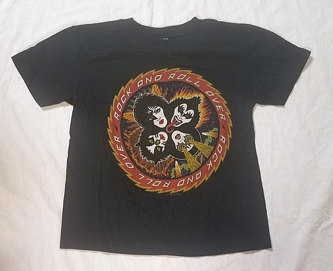 Kids' KISS Rock and Roll Over shirt - 6-7 - KISS Addiction