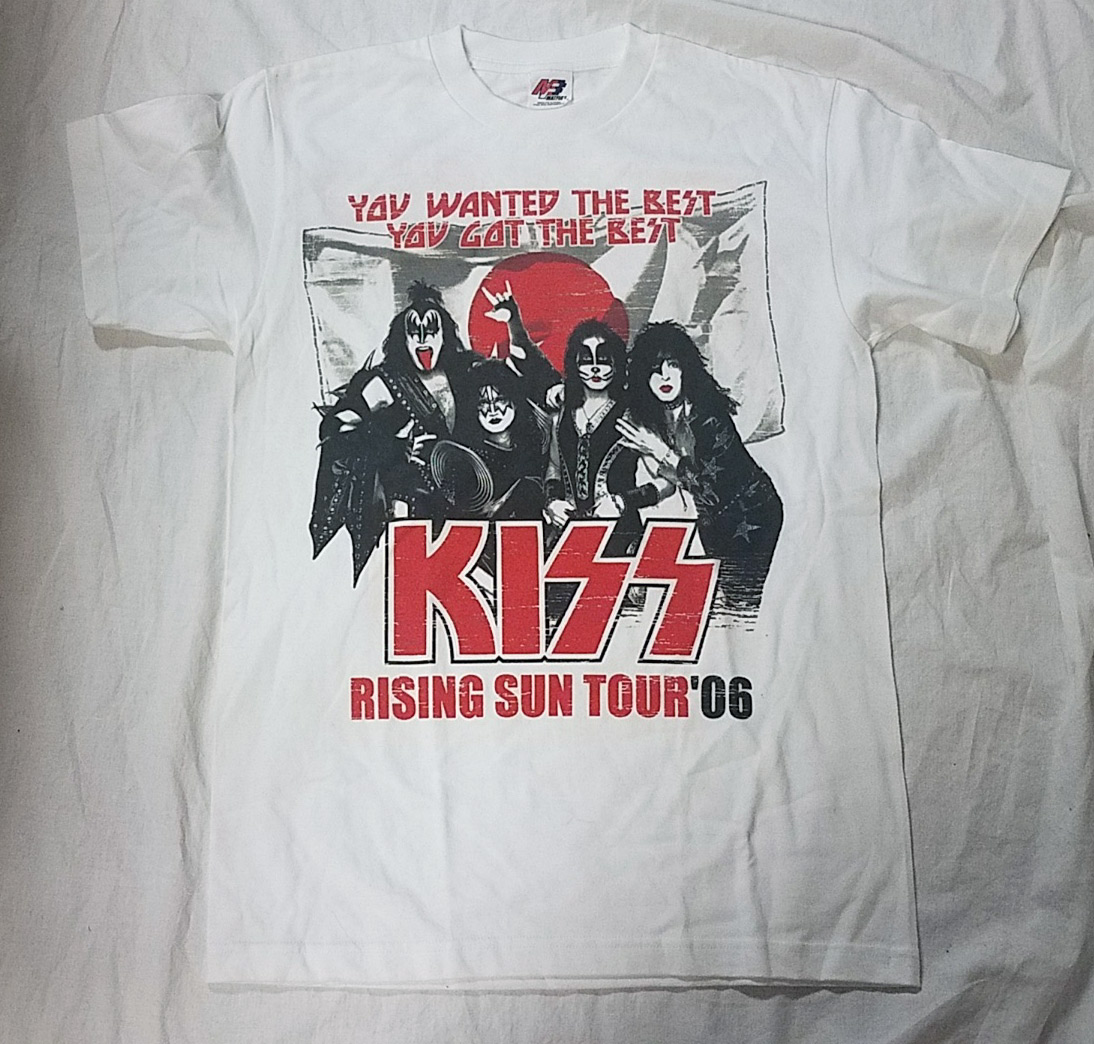 KISS RISING SUN TOUR '06 Tシャツ Lサイズ Men's KISS Rising Sun tour shirt - M - KISS Addiction