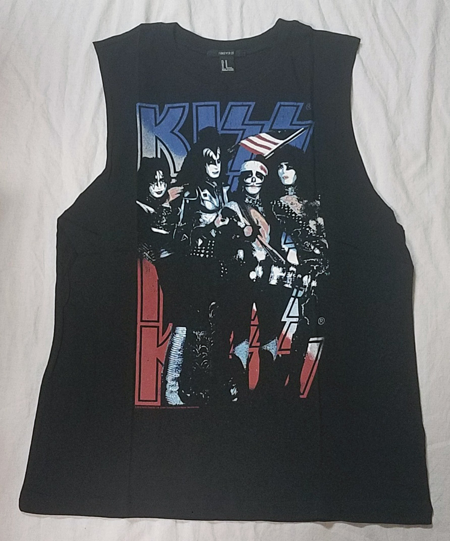 Men's KISS Spirit of '76 tank top - M - KISS Addiction