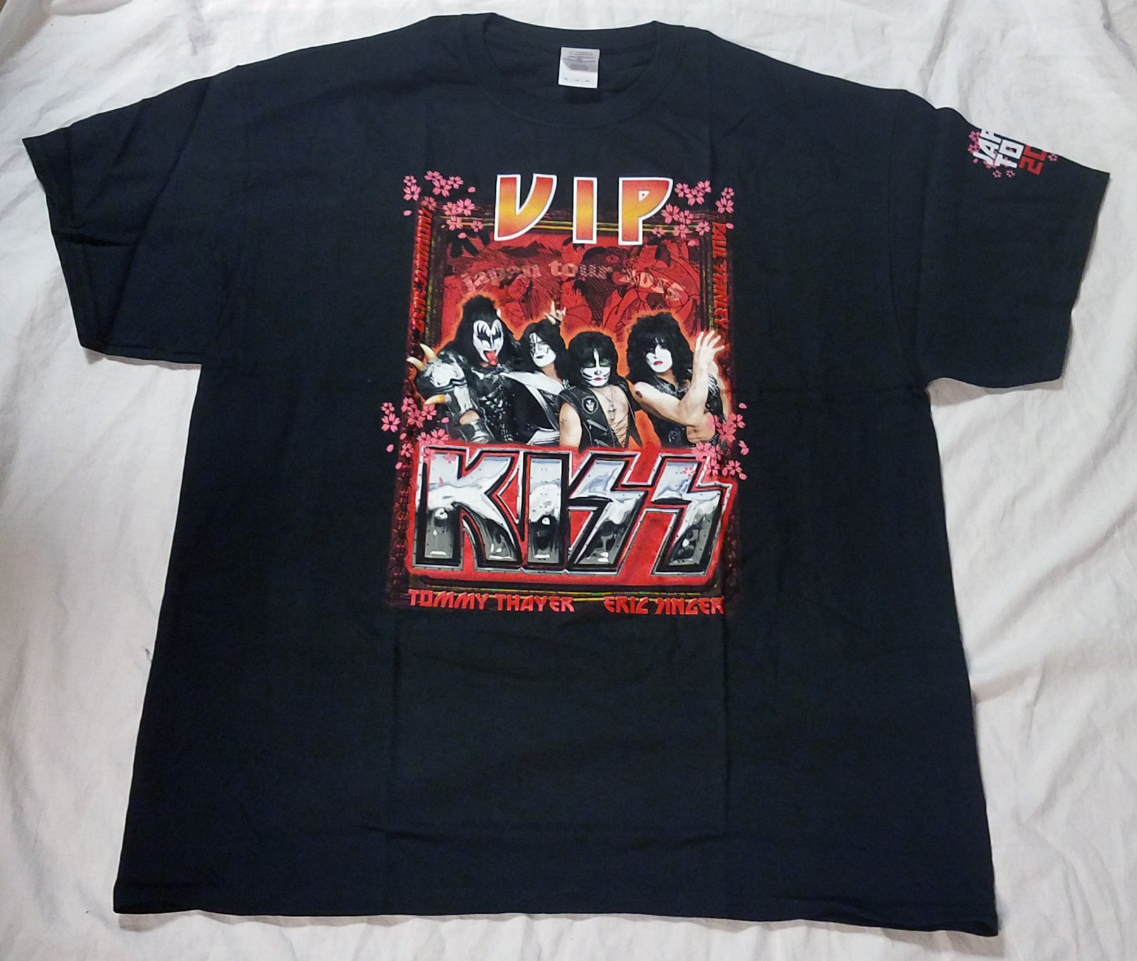 Men's KISS Japan 2015 VIP Tour shirt - XL - KISS Addiction