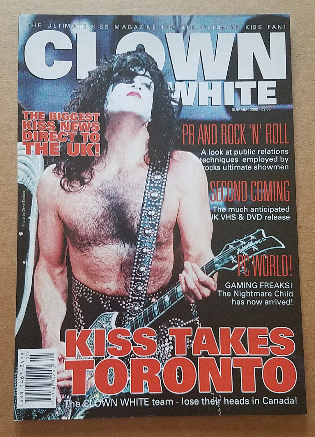 Clown White KISS Magazine Summer 2000 issue - KISS Addiction